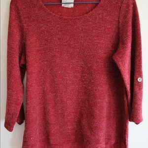 Lasania Knit Red Shirt